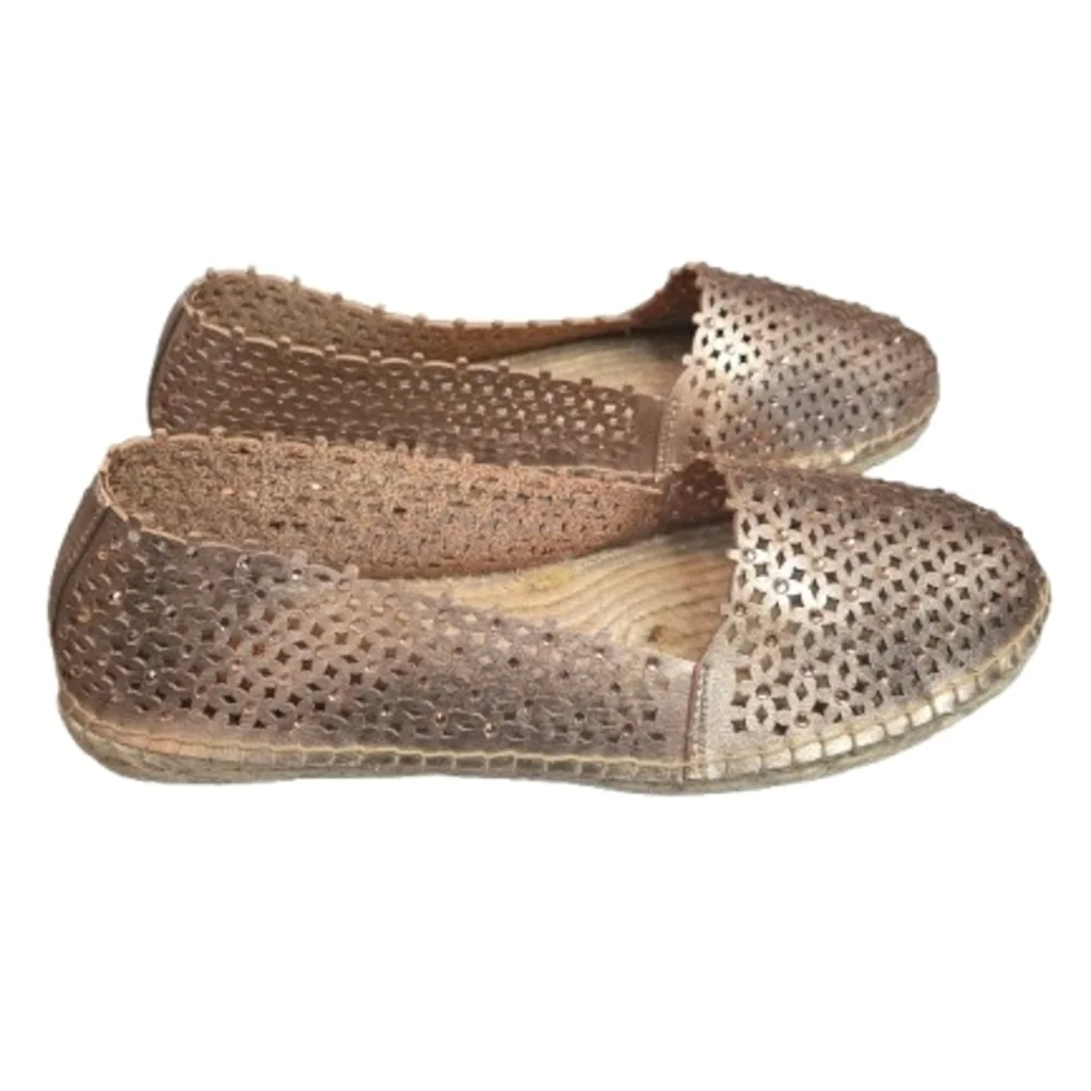 Yellow‎ Box Metallic Espadrilles